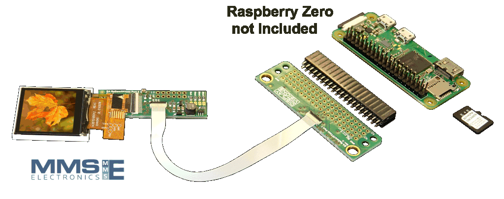 EA RAZEROTFT015  Raspberry Pi Zero HAT