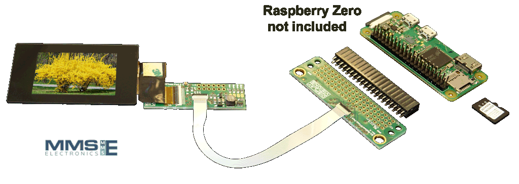 EA RAZEROTFT020 Raspberry Pi Zero HAT