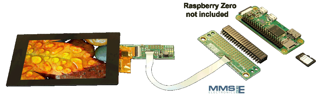 EA RAZEROTFT035TC  Raspberry Pi Zero HAT